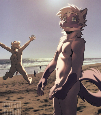[Catsudon] É um bom dia para ir para a praia de nudismo 1 [PT-BR] – Gay Manga sex 35