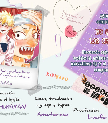 [Rikiko] Congratulations Congratulations – Boku no Hero Academia dj [Esp] – Gay Manga thumbnail 001