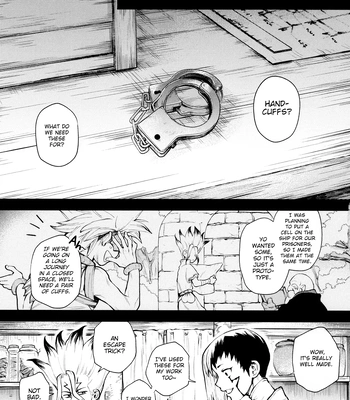 [Uso293 (Sasakure)] Te mo Ashi mo Denai ne – Dr.STONE dj [Eng] – Gay Manga sex 6