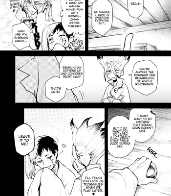 [Uso293 (Sasakure)] Te mo Ashi mo Denai ne – Dr.STONE dj [Eng] – Gay Manga sex 7