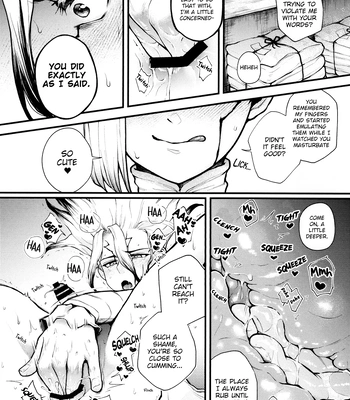 [Uso293 (Sasakure)] Te mo Ashi mo Denai ne – Dr.STONE dj [Eng] – Gay Manga sex 20