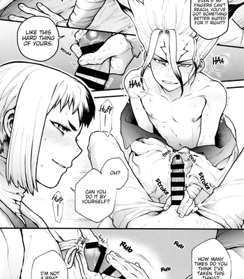 [Uso293 (Sasakure)] Te mo Ashi mo Denai ne – Dr.STONE dj [Eng] – Gay Manga sex 22