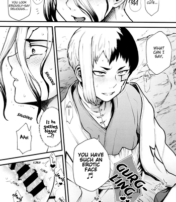 [Uso293 (Sasakure)] Te mo Ashi mo Denai ne – Dr.STONE dj [Eng] – Gay Manga sex 30