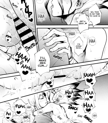 [Uso293 (Sasakure)] Te mo Ashi mo Denai ne – Dr.STONE dj [Eng] – Gay Manga sex 32
