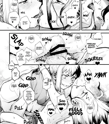 [Uso293 (Sasakure)] Te mo Ashi mo Denai ne – Dr.STONE dj [Eng] – Gay Manga sex 34