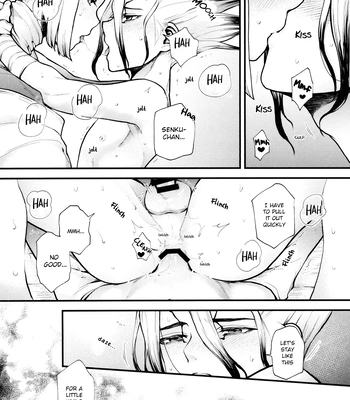 [Uso293 (Sasakure)] Te mo Ashi mo Denai ne – Dr.STONE dj [Eng] – Gay Manga sex 37