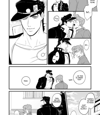 [Asabatrophy] I think it is fine to just like you – JoJo’s Bizarre Adventure dj [Eng] – Gay Manga sex 12