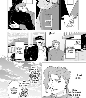 [Asabatrophy] I think it is fine to just like you – JoJo’s Bizarre Adventure dj [Eng] – Gay Manga sex 14