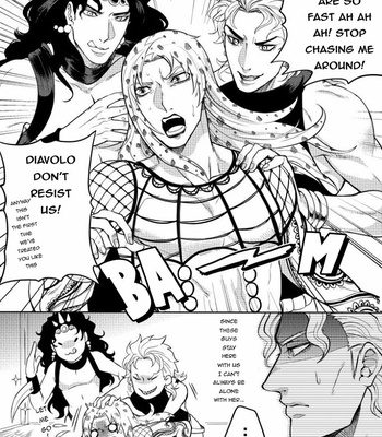 [Fakesi] Bosses living together – JoJo’s Bizarre Adventure dj [Eng] – Gay Manga sex 4