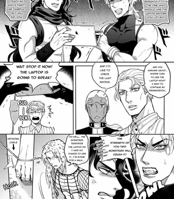 [Fakesi] Bosses living together – JoJo’s Bizarre Adventure dj [Eng] – Gay Manga sex 13