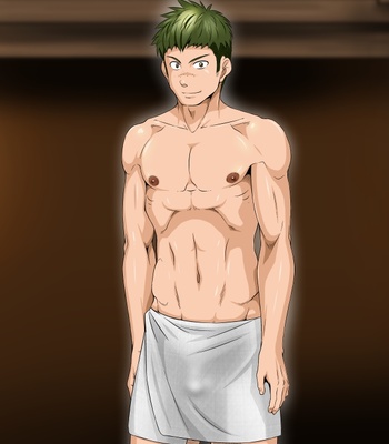[Comagire (Kajima) Handsome Young Announcer, Secret Behind-The-Scenes Report From A Beautiful Skin Village! [Eng] – Gay Manga sex 29