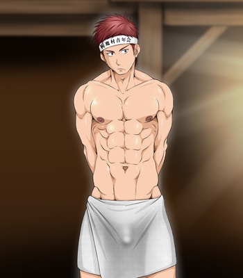 [Comagire (Kajima) Handsome Young Announcer, Secret Behind-The-Scenes Report From A Beautiful Skin Village! [Eng] – Gay Manga sex 41