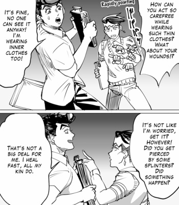[Mochitanini] From Aquarium Date to Car Sex – Jojo’s Bizarre Adventure dj [Eng] – Gay Manga sex 3