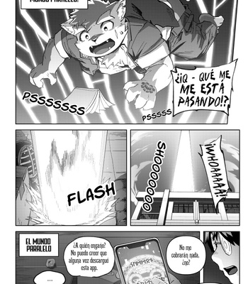[SSu] Moritaka was forcibly Summoned by Summoning App, Wait, He’s in heat [ESP] – Gay Manga sex 5