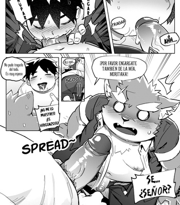 [SSu] Moritaka was forcibly Summoned by Summoning App, Wait, He’s in heat [ESP] – Gay Manga sex 11