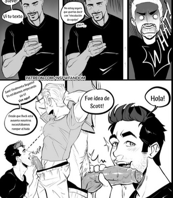 Gay Manga - [TheNSFWFandom (SoyNutts)] Antman, Cap and Falcon Threesome – Avengers dj [Esp] – Gay Manga