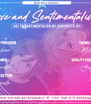 [HASHIMOTO Aoi] Koi to Sentimentalism (update c.oneshot 3+4) [Eng] – Gay Manga sex 200