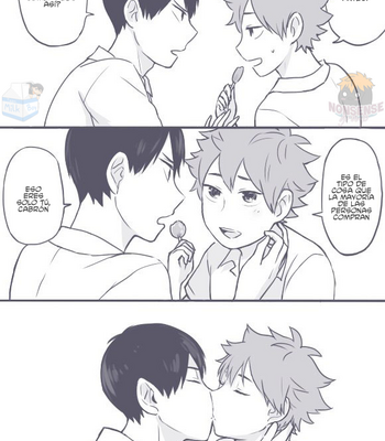 [Kapuchirio] You Mustn’t Deprive Him of Candy – Haikyuu!! dj [Esp] – Gay Manga sex 4
