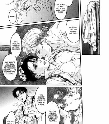 [ikichi8/ tkjn] The Noonday Sun – Attack on Titan dj [Eng] – Gay Manga sex 21