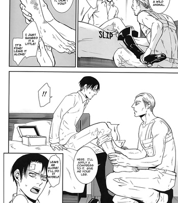 [Sable. (SAGAWA Miku)] Shingeki no Kyojiin dj – Sentou Goya [Eng] – Gay Manga sex 9