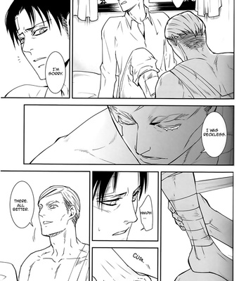 [Sable. (SAGAWA Miku)] Shingeki no Kyojiin dj – Sentou Goya [Eng] – Gay Manga sex 10