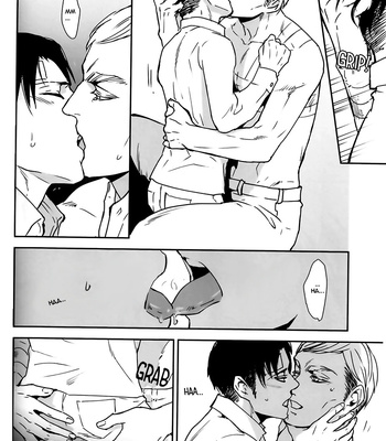 [Sable. (SAGAWA Miku)] Shingeki no Kyojiin dj – Sentou Goya [Eng] – Gay Manga sex 14