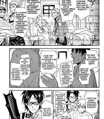 [Sable. (SAGAWA Miku)] Shingeki no Kyojiin dj – Sentou Goya [Eng] – Gay Manga sex 4