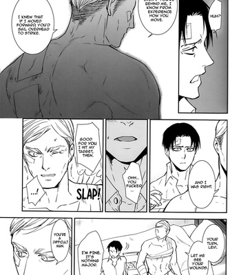 [Sable. (SAGAWA Miku)] Shingeki no Kyojiin dj – Sentou Goya [Eng] – Gay Manga sex 8