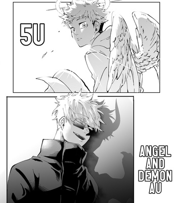 Gay Manga - [Chima (ちま)] GoYuu – Angel/Demon AU – Jujutsu Kaisen dj [Eng] – Gay Manga