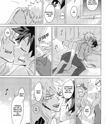 [mipple] Kitto Suttekina koi no iro (Seguramente el amor tiene un bonito color) – My Hero Academia dj [Esp] – Gay Manga sex 57