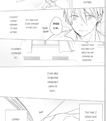[Saeki] Letters from Mr. Unknown – Kuroko no Basket dj [ENG] – Gay Manga sex 24
