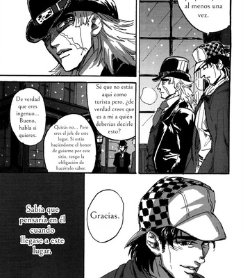 [Shippo to Kiseri/ Kotobukimaru] In A Lamp Black Town – JoJo dj [Esp] – Gay Manga sex 9