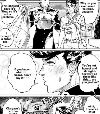 [Mochitanini] Fugo mura OVA no sukima o mōsō suru Jo – JoJo dj [Eng] – Gay Manga sex 3