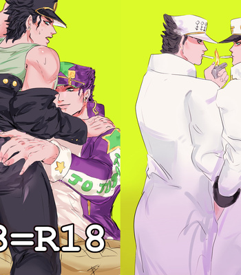 [Vintaro] 6×3=18 – Jojo’s Bizarre adventure dj [Eng] – Gay Manga sex 2