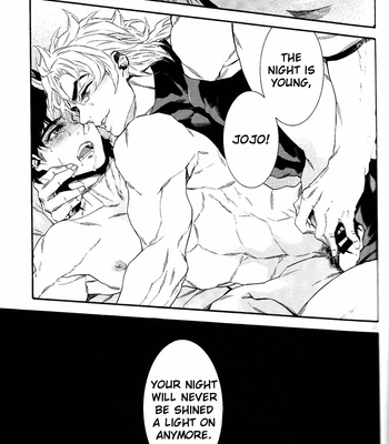 [Apartment] About the Night – JoJo’s Bizarre Adventure dj [Eng] – Gay Manga sex 13