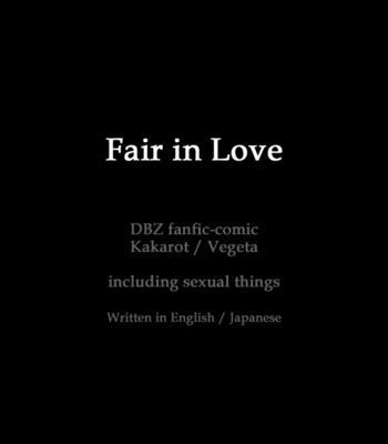 Gay Manga - [Miyuki Nakamori] Fair in Love – Dragon Ball dj [Eng] – Gay Manga
