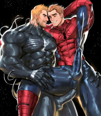 [Dopley] Spiderman x Venom – Gay Manga sex 3