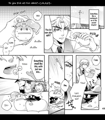 [Kimigurui/ Hiokirass] Do You Pick Up Rice Cakes – JoJo’s Bizarre Adventure dj [Eng] – Gay Manga sex 52