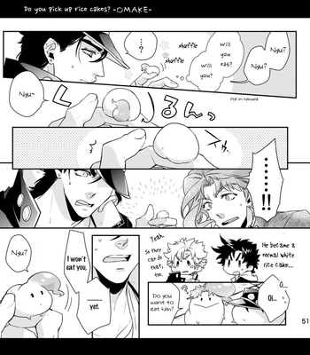 [Kimigurui/ Hiokirass] Do You Pick Up Rice Cakes – JoJo’s Bizarre Adventure dj [Eng] – Gay Manga sex 54