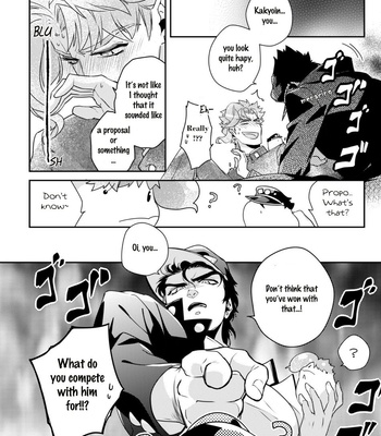 [Kimigurui/ Hiokirass] Do You Pick Up Rice Cakes – JoJo’s Bizarre Adventure dj [Eng] – Gay Manga sex 146