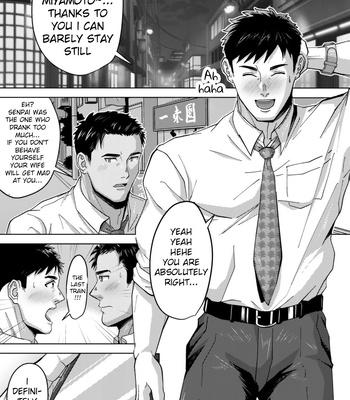 Gay Manga - [Shiro] Kikon Nonke no Senpai ga Hattenjou de Mesu Ochi – A married straight senpai becomes a slut in a cruising spot!- [Eng] – Gay Manga