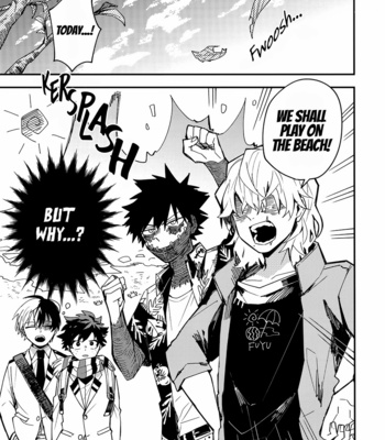 [sakuramaru] Anyways, we wanna play on the beach – My Hero Academia dj [Eng] – Gay Manga sex 3