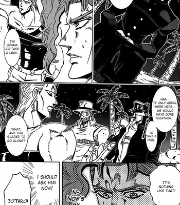[Miyaso Saki] Do you want to take a piss together, Jotaro – Jojo’s Bizarre Adventure dj [Eng] – Gay Manga sex 5