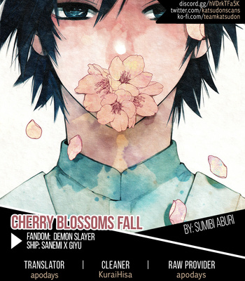 [sumibi aburi] Cherry Blossoms Fall – Demon Slayer dj [Eng] – Gay Manga sex 59