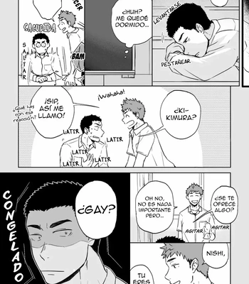 [Nakamuratakumi (kemukemuke)] Yarichin Tareme to Nakimushi Bouzu [Spa] – Gay Manga sex 5