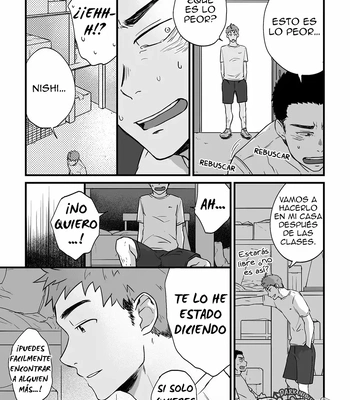 [Nakamuratakumi (kemukemuke)] Yarichin Tareme to Nakimushi Bouzu [Spa] – Gay Manga sex 11