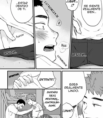 [Nakamuratakumi (kemukemuke)] Yarichin Tareme to Nakimushi Bouzu [Spa] – Gay Manga sex 13
