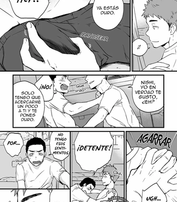 [Nakamuratakumi (kemukemuke)] Yarichin Tareme to Nakimushi Bouzu [Spa] – Gay Manga sex 14