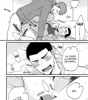 [Nakamuratakumi (kemukemuke)] Yarichin Tareme to Nakimushi Bouzu [Spa] – Gay Manga sex 25