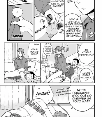 [Nakamuratakumi (kemukemuke)] Yarichin Tareme to Nakimushi Bouzu [Spa] – Gay Manga sex 28